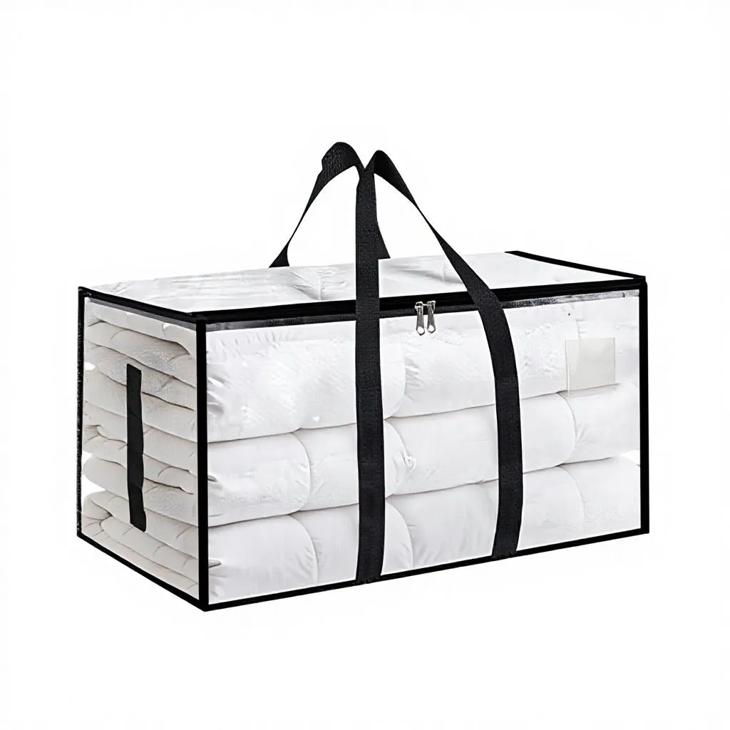 Extra Large Heavy Duty Moving Bags - Waterproof Storage Totes with Zippers
