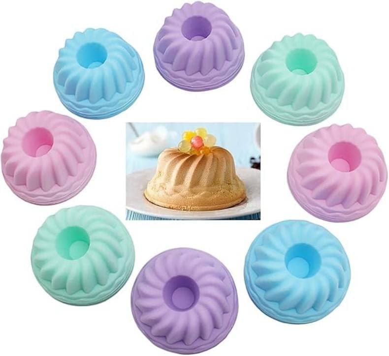 (24PCS) Reusable Silicone Baking Cups - Non-Stick Cupcake Liners